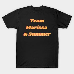 Tampa Baes Team Marissa and Summer Text T-Shirt